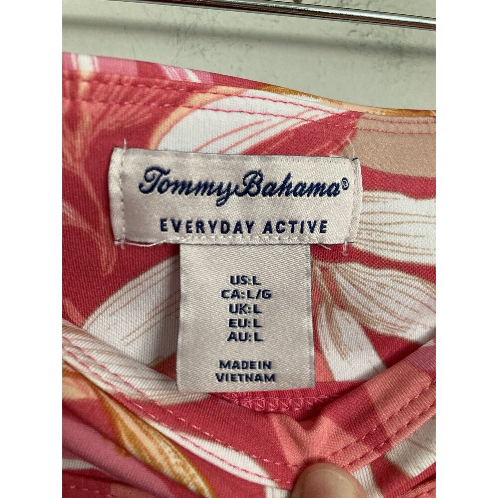 Tommy Bahama Everyday Active Floral Skort LARGE Ruffle Pink Orange Activewear - Picture 4 of 8